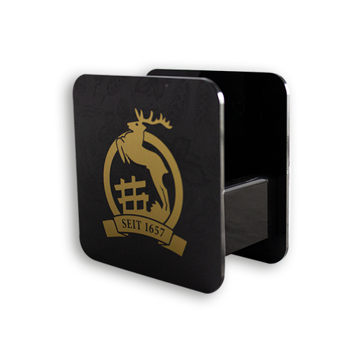 Bierdeckelhalter Button