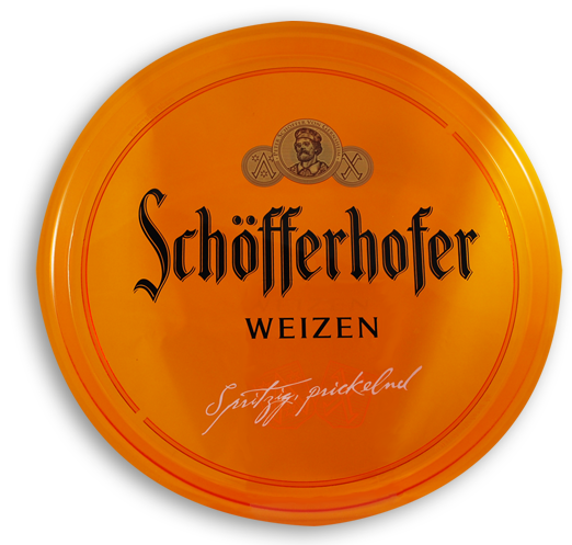 Serviertablett Button