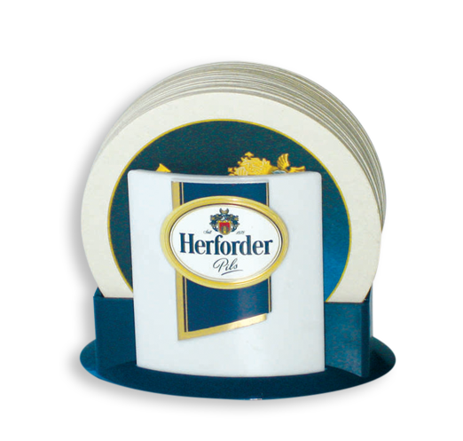 Sonderform Bierdeckelhalter Herforder
